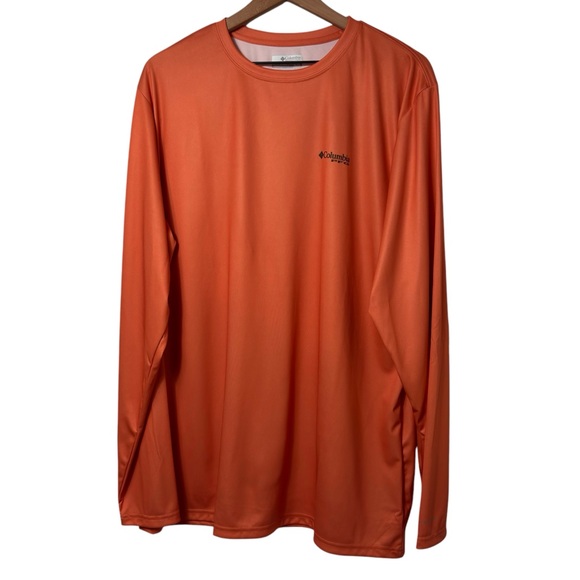 COLUMBIA ORANGE TERMINAL TACKLE PFG FISH FLAG MEN SIZE XL BRAND NEW WITH TAGS - Picture 1 of 7